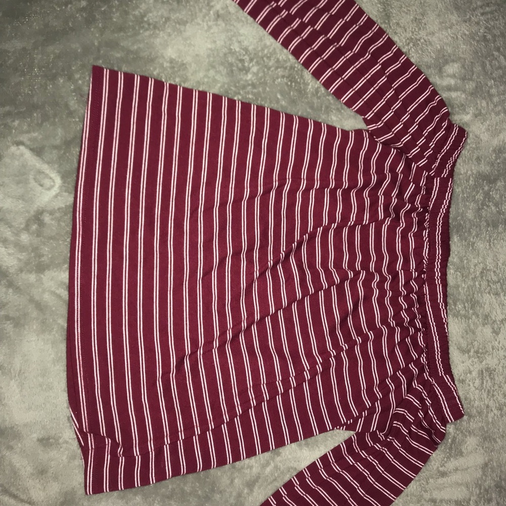 off the shoulder shirt!